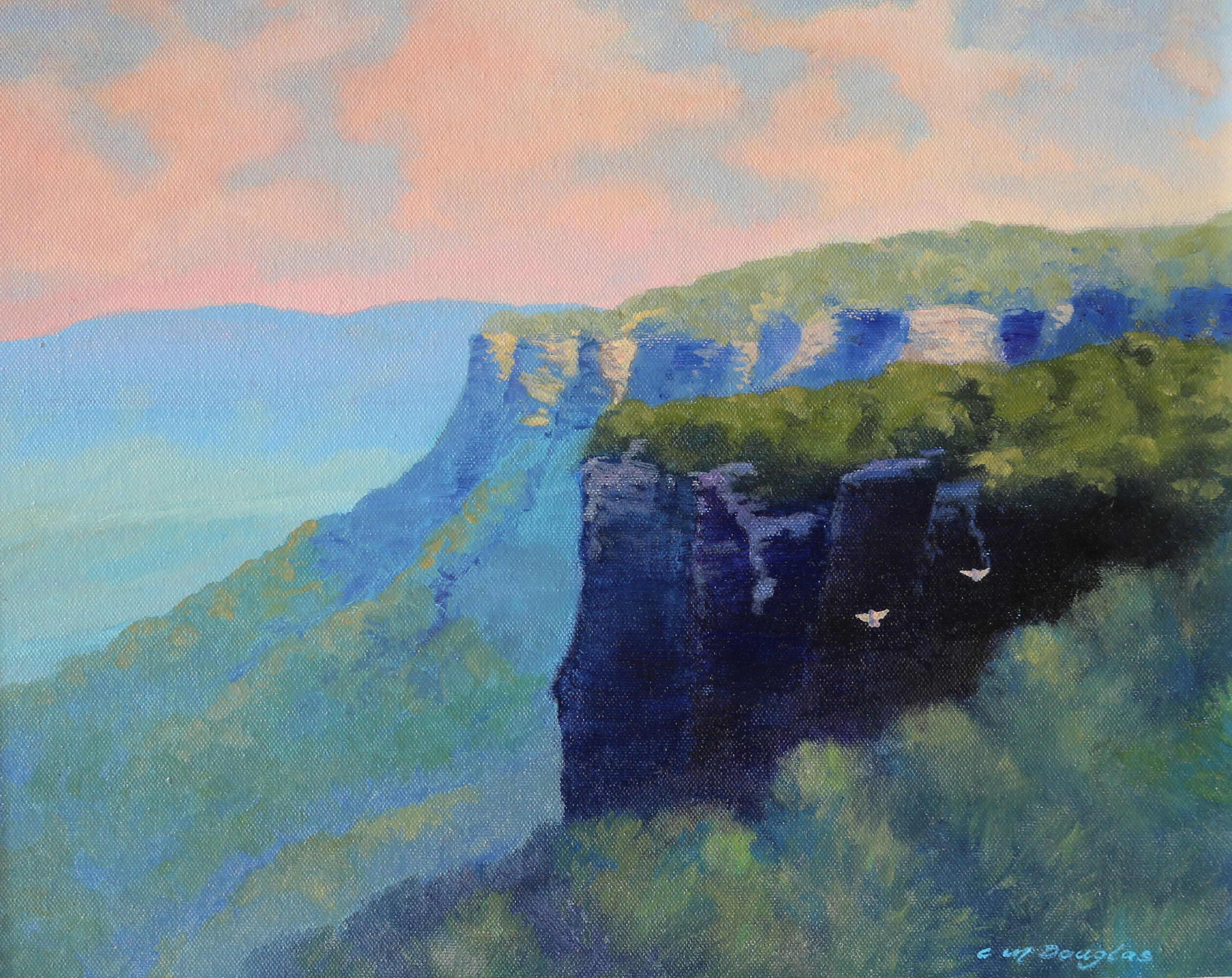 Morning Light Blue Mountains (47h x 56w) $595